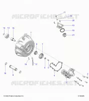 ENGINE, COOLING SYSTEM AND WATER PUMP