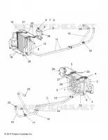 ENGINE, WATER COOLING SYSTEM