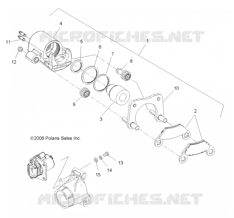 BRAKES, REAR CALIPERS