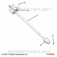 DRIVE TRAIN, FRONT PROP SHAFT