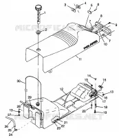 SEAT   GAS TANK ULTRA 0986778 (4943554355A007)