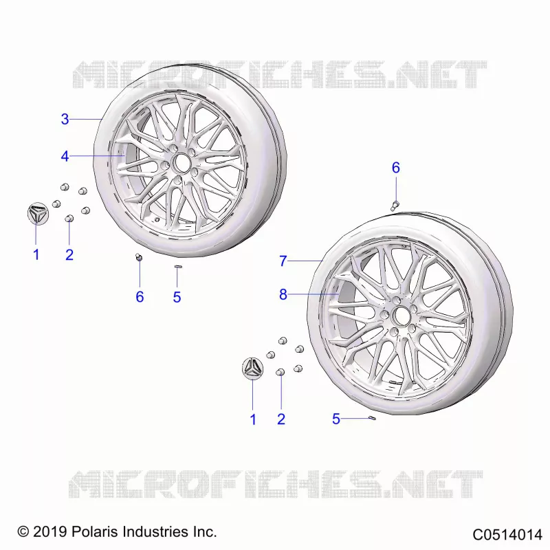 FRONT WHEEL AND REAR