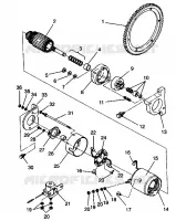 STARTING MOTOR ASSEMBLY LITE DELUXE 0943431 (4924992499047A)