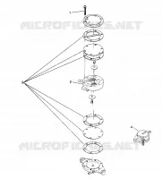 FUEL PUMP ASSEMBLY SL 750 B944070 (4927012701031A)