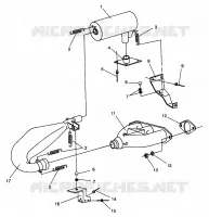 EXHAUST SYSTEM XLT SP 0966676 AND EUROPEAN XLT SP E966676 (4931703170C003)