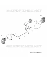FRONT BRAKE BRAKE LINE