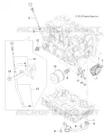 ENGINE, OIL SYSTEM AND DIPSTICK