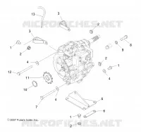 DRIVE TRAIN, MAIN GEARCASE MOUNTING