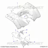 REAR BODYWORK CAB