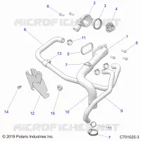 COOLING, THERMOSTAT AND BYPASS