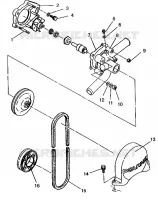 WATER PUMP RXL TOURING E940869 (49274327430037)
