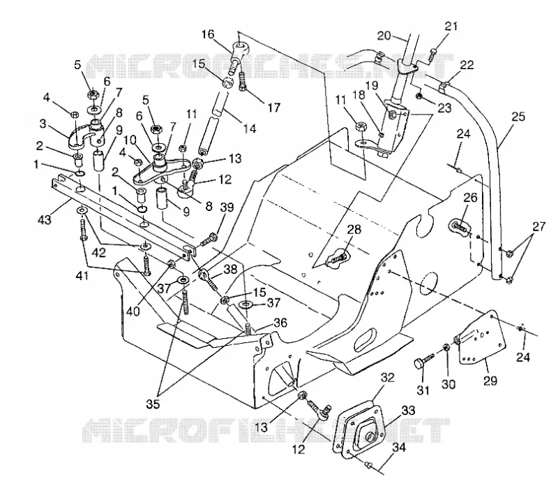 STEERING 700 RMK 0970966, 700 SKS 0970566 AND EUROPEAN 700 SKS E970566 (4938573857B005)