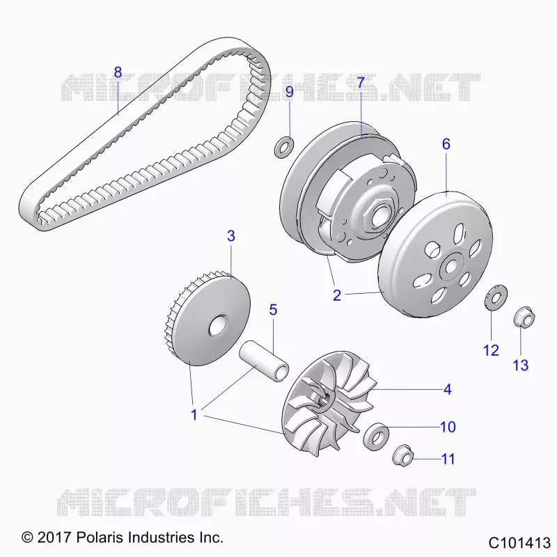 DRIVE TRAIN, PRIMARY CLUTCH