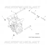 DRIVE TRAIN, GEARCASE MOUNTING, REAR