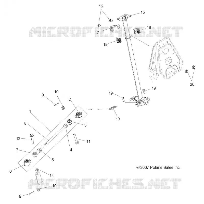 STEERING POST   ASM.