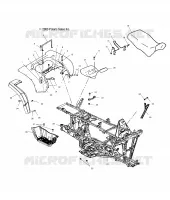 REAR CAB, SEAT AND MAIN FRAME