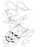 HOOD 600 XCR SP 0965677 AND EUROPEAN 600 XCR SP E965677 (4932063206A012)