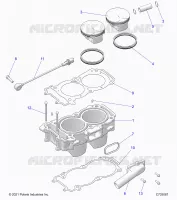 CYLINDER AND PISTON