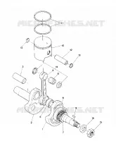 PISTON AND CRANKSHAFT STAR (4914151415024A)