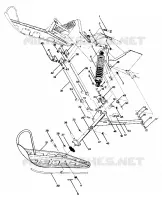 FRONT SUSPENSION AND SKI SPORT, TRAIL, 400 AND 600 (4912701270007A)