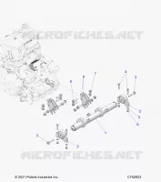ENGINE, MOUNTING & LONG BLOCK