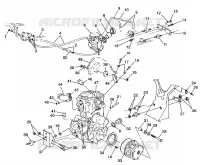 ENGINE MOUNTING  XPLORER 500 W97CD50A (4941354135A011)