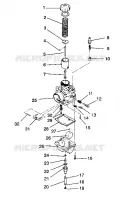 CARBURETOR TRAIL / 0930761 AND  TRAIL DELUXE / 0930243 (4923222322036A)
