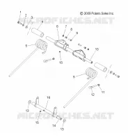SUSPENSION, REAR TORQUE ARM AND PIVOT ARM