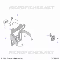 ELECTRICAL, HORN, AND LICENSE PLATE LIGHT