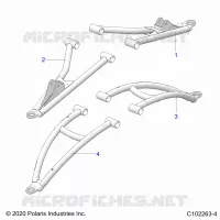 FRONT SUSPENSION A-ARMS