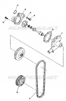 WATER PUMP 500 AND 500 CLASSIC (4919251925032A)