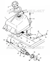 FUEL TANK SCRAMBLER 400 W98BC38C (4947254725A013)