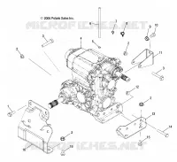 DRIVE TRAIN, MAIN GEARCASE MOUNTING