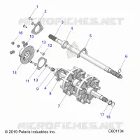 DRIVE TRAIN, JACKSHAFT AND DRIVESHAFT