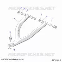 FRONT SUSPENSION CONTROL ARM UPPER