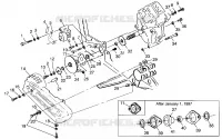 GEARCASE/BRAKE AND CHAIN COVER MOUNTING SCRAMBLER 400L W97BC38C (4939893989C003)