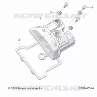 ENGINE, VALVE COVER
