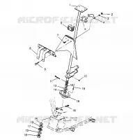 STEERING POST   ASSEMBLY SPORTSMAN 4X4 W948040 (4926842684B008)