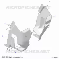 BODY, FRONT MUD GUARDS
