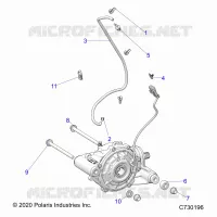 DRIVE TRAIN, FRONT GEARCASE MOUNTING