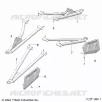 FRONT SUSPENSION A-ARMS