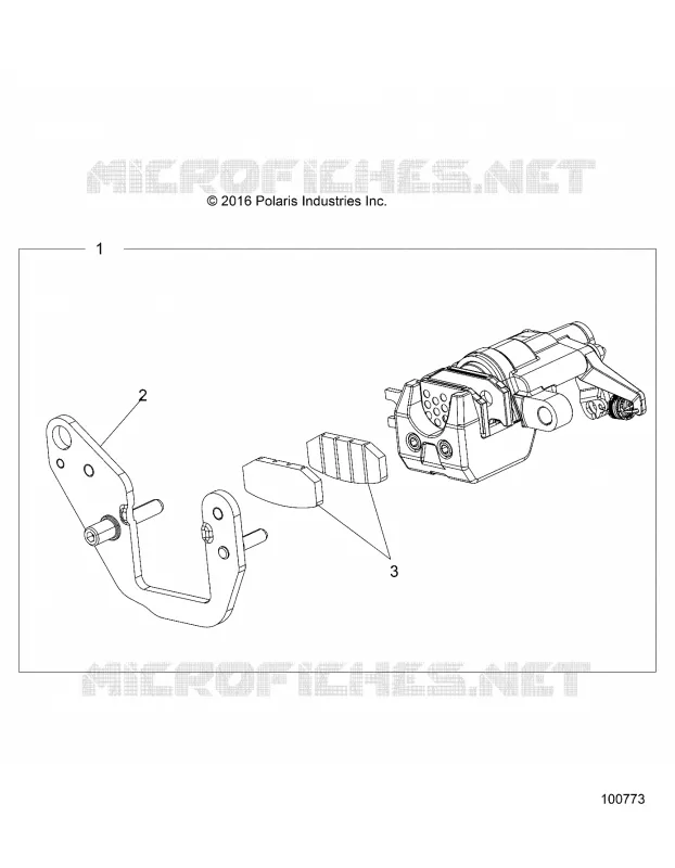 REAR BRAKE CALIPER