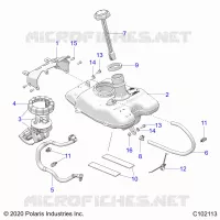 FUEL SYSTEM, FUEL TANK ASM.