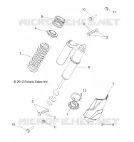 REAR SUSPENSION SHOCK MOUNTING