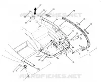 BUMPER   HINGE STAR, SPRINT ES AND STARTRAK UPDATED 2/90 (4916811681008A)