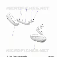 STEERING, HAND GUARDS