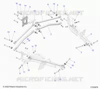 REAR SUSPENSION TRAILING ARMS MOUNTING, PREMIUM
