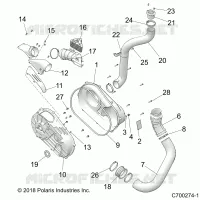 DRIVE TRAIN, CLUTCH COVER AND DUCTING