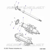 DRIVE TRAIN, JACKSHAFT AND DRIVE SHAFT
