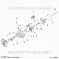 DRIVE TRAIN, PRIMARY CLUTCH